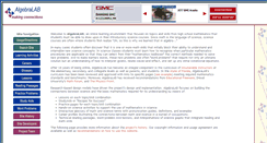 Desktop Screenshot of algebralab.org
