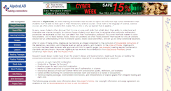 Desktop Screenshot of algebralab.com